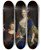 Triptych art skateboard deck of Nicolas De Largillire Portrait Of Catherine Coustard Marquise Of Castelnau Wife Of Charleslonor Aubry With Her Son Lonor by Nicolas de Largillire (1656-1746)