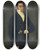 Triptych art skateboard deck of Jos Gil De Castro Retrato De Jos Gernimo Rodrguez by Jose Gil De Castro (1785-1840)