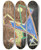 Triptych art skateboard deck of Lszl Moholynagy Sans Titre Farbenexplosion Protest Der Farbe by Laszlo Moholy Nagy (1895-1946)
