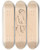 Triptych art skateboard deck of Mary Cassatt Babys Back by Mary Cassatt (1844-1926)