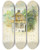 Triptych art skateboard deck of Floris Verster The Swiss House In The Woods Of Zeist by Floris Verster (1861-1927)