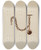 Triptych art skateboard deck of Frank Fumagalli Watch Chain by Frank Fumagalli (20-)