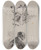 Triptych art skateboard deck of James Ensor Two Women And A Theologist by James Ensor (1860-1949)