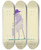 Triptych art skateboard deck of John Elsas Geh Ich Aus Mit Dem Regenschirm by John Elsas (1851-1935)