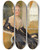Triptych art skateboard deck of Albert Edelfelt Portrait Of Countess Elisabeth Wachtmaister Compositional Sketch by Albert Edelfelt (1854-1905)