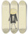Triptych art skateboard deck of John Elsas Sitz Ich In Der Strassenbahn by John Elsas (1851-1935)