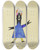 Triptych art skateboard deck of John Elsas Hier Ist Ersetzlich Jedermann_2 by John Elsas (1851-1935)