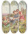 Triptych art skateboard deck of Kate Seredy I Like Books Book Week November 1117 by Kate Seredy (1899-1975)