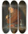 Triptych art skateboard deck of Eduard Von Grtzner Der Kellermeister by Eduard Von Grutzner (1848-1925)