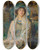Triptych art skateboard deck of Jacquesmile Blanche Tamara Karsavina Ballet Dancer Of The Ballets Russes by Jacques-mile Blanche (1861-1942)