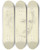 Triptych art skateboard deck of Nikolaus Hoff Bildnis Des Schweriner Historienmalers Carl Georg Christian Schumacher by Nikolaus Hoff (1798-1873)