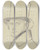 Triptych art skateboard deck of Carl Hoff Portrait Of Scheppeg by Carl Hoff (1807-1862)