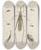 Triptych art skateboard deck of Johann Caspar Fuessli Archives De Lhistoire Des Insectes Pl47 by Johann Caspar Fuessli (1743-1786)