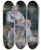 Triptych art skateboard deck of Camille Pissarro Julie Pissarro Au Jardin by Camille Pissarro (1830-1903)