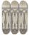 Triptych art skateboard deck of Thomas Byrne Cast Iron Balcony Rail_1 by Thomas Byrne