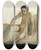 Triptych art skateboard deck of Magnus Enckell The Awakening by Magnus Enckell (1870-1925)