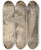 Triptych art skateboard deck of Mary Cassatt The Coiffure_3 by Mary Cassatt (1844-1926)