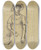 Triptych art skateboard deck of Otto Scholderer Stehendes Mdchen Mit Brief by Otto Scholderer (1834-1902)