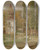 Triptych art skateboard deck of Hugo Darnaut Aus Einem Mhrischen Dorfe by Hugo Darnaut (1850-1937)
