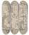 Triptych art skateboard deck of Gustav Heinrich Naecke Rumpelstiltskin At The Spinningwheel And The Dwarf by Gustav Heinrich Naecke (1786-1835)