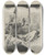 Triptych art skateboard deck of Andr Dunoyer De Segonzac Tableau De La Boxe Illustr De 29 Gravures Leauforte Pl 19 by Andre Dunoyer De Segonzac (1884-1974)