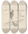Triptych art skateboard deck of Rudyard Kipling Old Man Kangaroo by Rudyard Kipling (1865-1936)