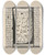 Triptych art skateboard deck of Rudyard Kipling Taffimai Metallumai Carved On An Old Tusk by Rudyard Kipling (1865-1936)
