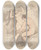 Triptych art skateboard deck of Thomas Rowlandson Venus Anchises And Cupid by Thomas Rowlandson (1756-1827)