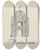 Triptych art skateboard deck of James Jones Mision San Carlos De Monterey_1 by James Jones
