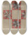 Triptych art skateboard deck of Lloyd Charles Lemcke Star Design Comforter by Lloyd Charles Lemcke