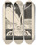 Triptych art skateboard deck of Rudyard Kipling Whale Looking For The Little Stute Fish by Rudyard Kipling (1865-1936)
