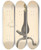 Triptych art skateboard deck of Hans Korsch Andiron One Of Pair_3 by Hans Korsch