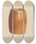 Triptych art skateboard deck of Margaret Stottlemeyer Stone Fruit Jar With Star by Margaret Stottlemeyer