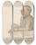 Triptych art skateboard deck of Gangaram Chintaman Tambat A Fool Named Gungarum Gangaram by Gangaram Chintaman Tambat