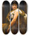 Triptych art skateboard deck of Frederic Leighton Twixt Hope And Fear by Frederic Leighton (1830-1896)