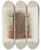 Triptych art skateboard deck of Geoffrey Holt And Harry Mann Waddell Wall Painting And Door Interior_1 by Geoffrey Holt And Harry Mann Waddell