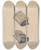 Triptych art skateboard deck of Nicholas Amantea Inkwell_2 by Nicholas Amantea (1900-1978)