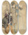 Triptych art skateboard deck of Eero Jrnefelt Flora Festival At Kumthti Field Study by Eero Jarnefelt (1863-1937)