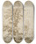 Triptych art skateboard deck of Annibale Carracci Landscape With Man Sleeping Beneath Tree by Annibale Carracci (1560-1609)