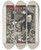 Triptych art skateboard deck of Albert Hahn Missionariswerk In Atjeh by Albert Hahn (1877-1918)