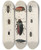 Triptych art skateboard deck of Johann Caspar Fuessli Archives De Lhistoire Des Insectes Pl29 by Johann Caspar Fuessli (1743-1786)