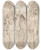 Triptych art skateboard deck of Ernst Ludwig Kirchner Drei Bauern by Ernst Ludwig Kirchner (1880-1938)