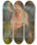 Triptych art skateboard deck of Arnold Peter Weiszkubnan Mother With A Child by Arnold Peter Weisz-Kubnan (1898-1944)