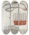 Triptych art skateboard deck of Martin Frobenius Ledermuller Amusement Microscopique Tant Pour Lesprit Que Pour Les Yeux Pl094 by Martin Frobenius Ledermu%Cc%88Ller (1719-1769)
