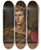 Triptych art skateboard deck of Bartolomeo Passarotti The Emperor Augustus by Bartolomeo Passarotti (1529-1592)