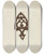 Triptych art skateboard deck of Leroy Griffith Trivet_2 by Leroy Griffith