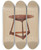 Triptych art skateboard deck of Harry Eisman Table_1 by Harry Eisman