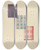 Triptych art skateboard deck of Jerry Guinta Zoar Plaids by Jerry Guinta