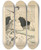 Triptych art skateboard deck of Arthur Rackham I Want None Of Your Leaping And Dancing Now by Arthur Rackham (1867-1939)