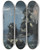 Triptych art skateboard deck of Alexandre Jacovleff Mythological Scene by Alexandre Jacovleff (1887-1938)